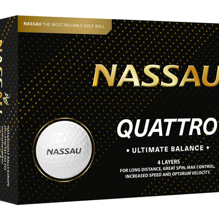 Nassau Quattro - Golfbälle bedrucken