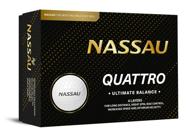 Nassau Quattro - Golfbälle bedrucken