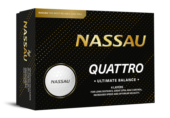 Nassau Quattro - Golfbälle bedrucken