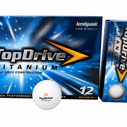 TopDrive Titanium - Golfbälle bedrucken