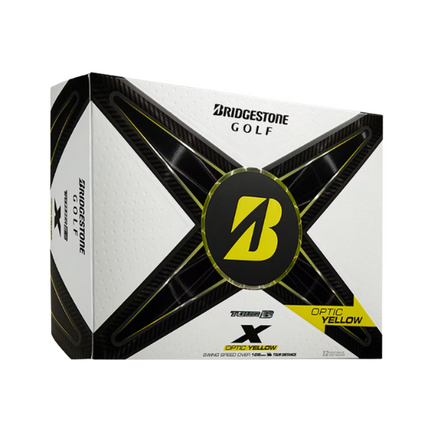 Bridgestone Tour B X - Golfbälle bedrucken - Gelb