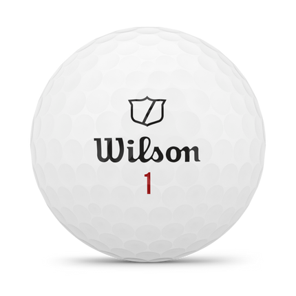 Wilson Staff Model X - unbedruckte Golfbälle - Weiß