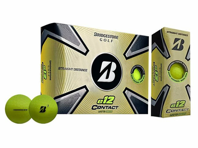 Bridgestone e12 Contact - Golfbälle bedrucken - Gelb