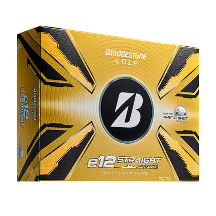Bridgestone e12 Straight - Golfbälle bedrucken - Weiß