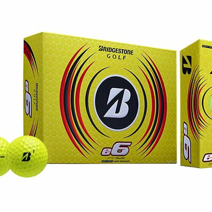Bridgestone e6 - Golfbälle bedrucken - Gelb