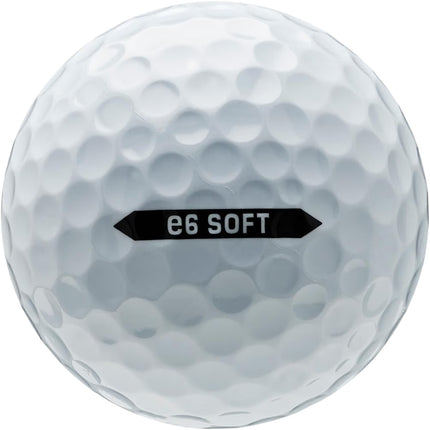 Bridgestone e6 Soft - unbedruckte Golfbälle - Weiß