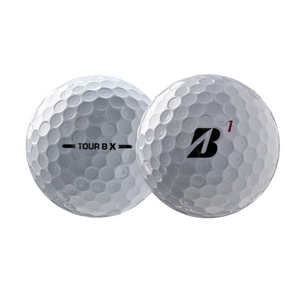 Bridgestone Tour B X - unbedruckte Golfbälle - Weiß