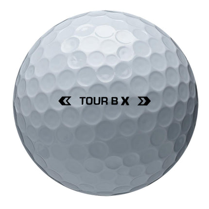 Bridgestone Tour B X - unbedruckte Golfbälle - Weiß