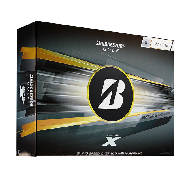 Bridgestone Tour B X - unbedruckte Golfbälle - Weiß