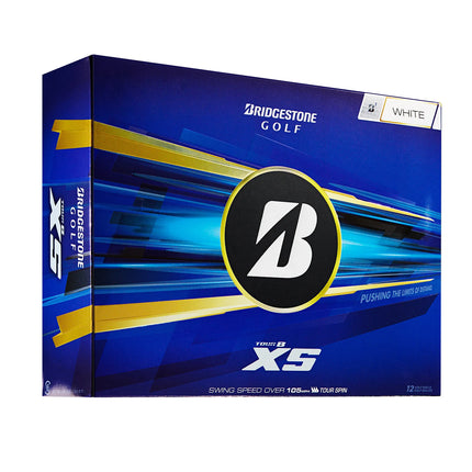 Bridgestone Tour B XS - unbedruckte Golfbälle - Weiß