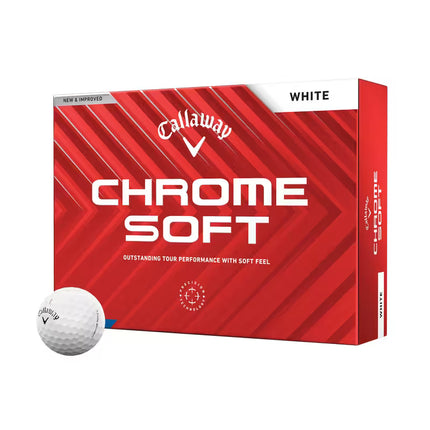 Callaway Chrome Soft - unbedruckte Golfbälle