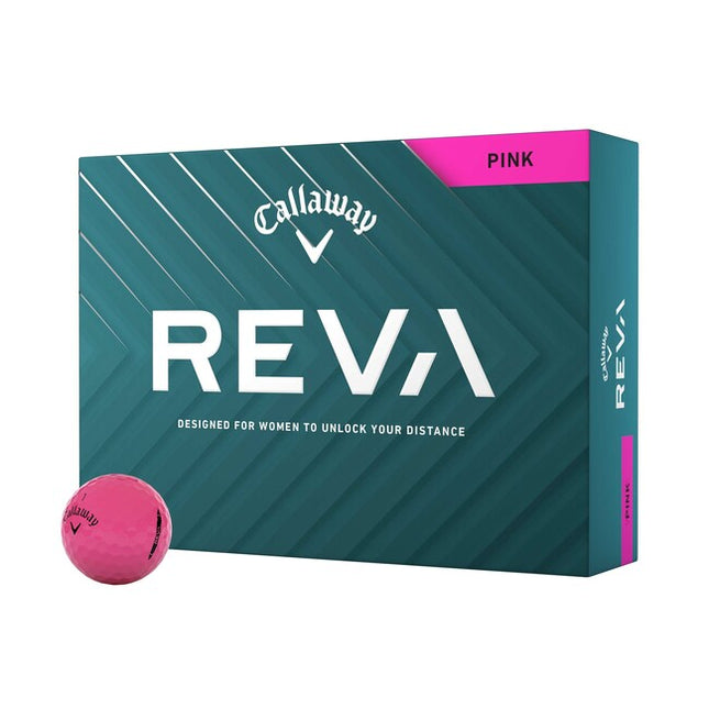 Callaway E•R•C Soft REVA - Golfbälle bedrucken - Pink