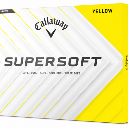 Callaway Supersoft - Golfbälle bedrucken - Gelb