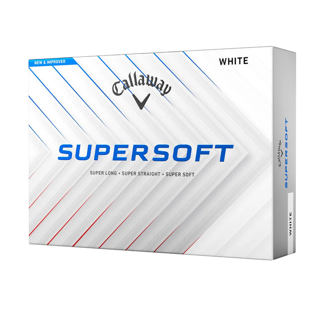 Callaway Supersoft - unbedruckte Golfbälle - Weiß