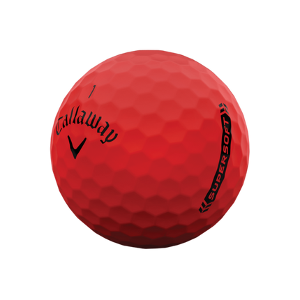 Callaway Supersoft - Golfbälle bedrucken - Rot
