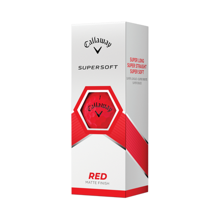 Callaway Supersoft - Golfbälle bedrucken - Rot