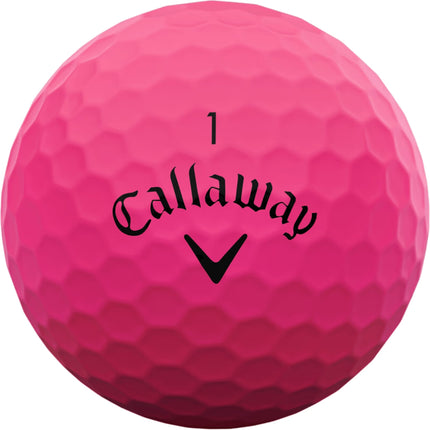 Callaway Supersoft - unbedruckte Golfbälle - Pink