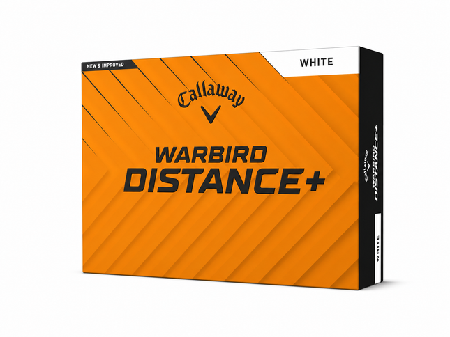 Callaway Warbird Distance+ - bereits mit Logo bedruckt - Weiß