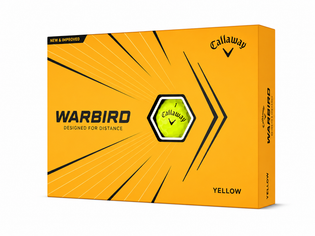Callaway Warbird - bereits mit Logo bedruckt - Gelb