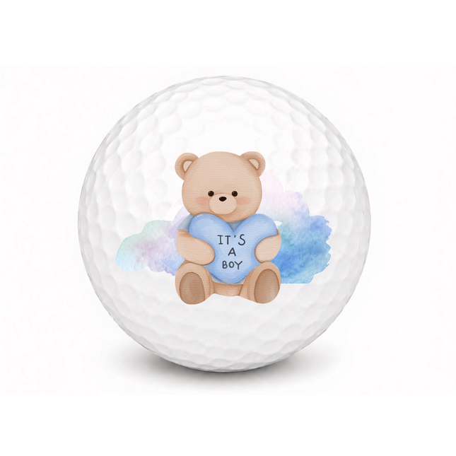 Golfball zur Geburt eines Jungen