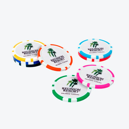 40 mm Monaco Pokerchip - einseitiger Druck