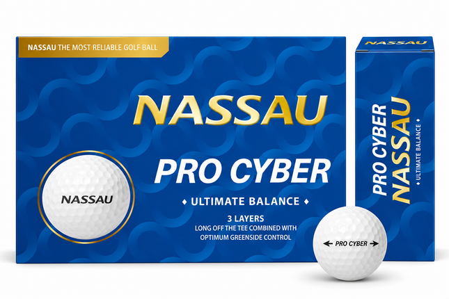 Nassau QX Soft - unbedruckte Golfbälle - Orange