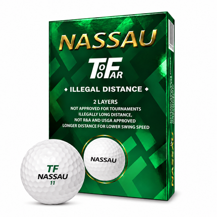 Nassau QX Soft - unbedruckte Golfbälle - Orange