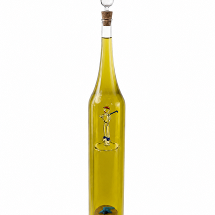 Olivenölflasche aus Glas mit Golfdekor - Bedruckt