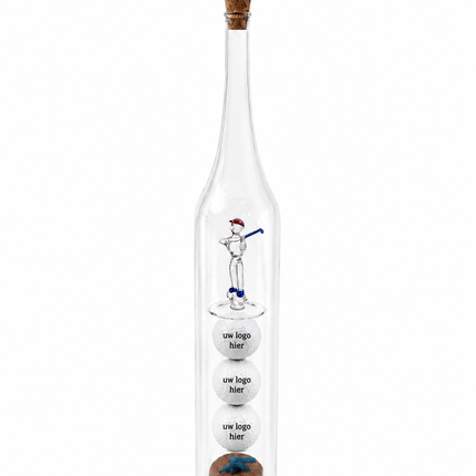 Olivenölflasche aus Glas mit Golfdekor - Bedruckt