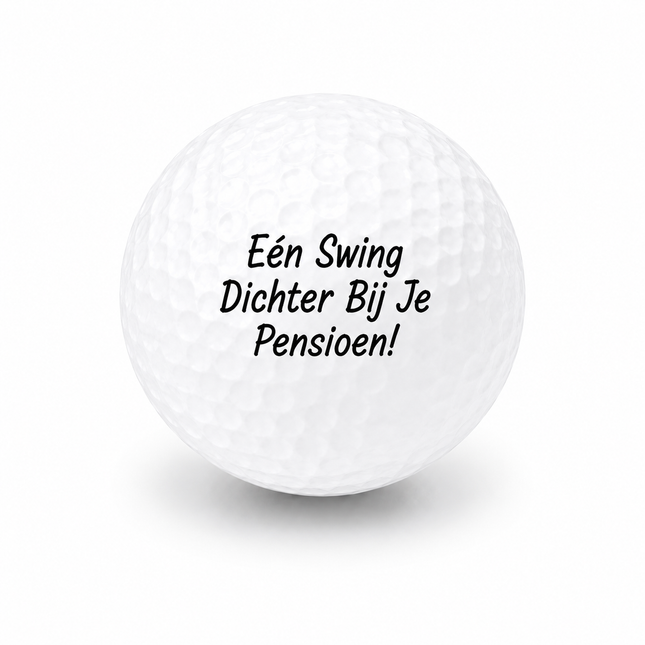 Golfball mit Ruhestand-Spruch - Wilson Smart Core