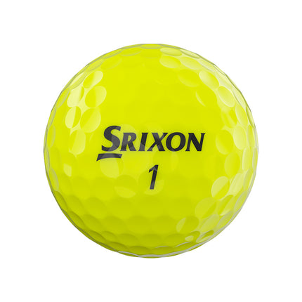 Srixon Q-Star Tour bedruckter Golfball Gelb