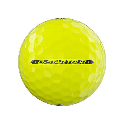 Gelber Srixon Golfball, bedruckt