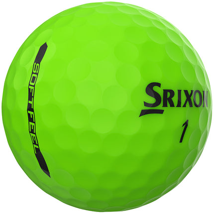 Srixon Soft Feel Brite - Golfbälle bedrucken - Grün
