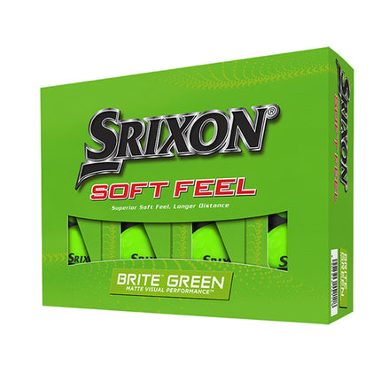 Srixon Soft Feel Brite - Golfbälle bedrucken - Grün