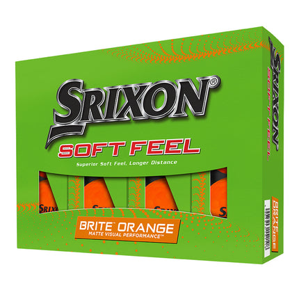 Srixon Soft Feel Brite - Golfbälle bedrucken - Orange
