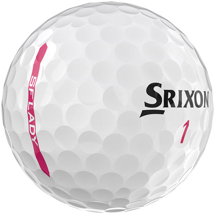 Srixon Soft Feel Lady - Golfbälle bedrucken - Weiß