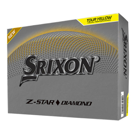 Srixon ZStar Diamond - Golfbälle bedrucken - Gelb