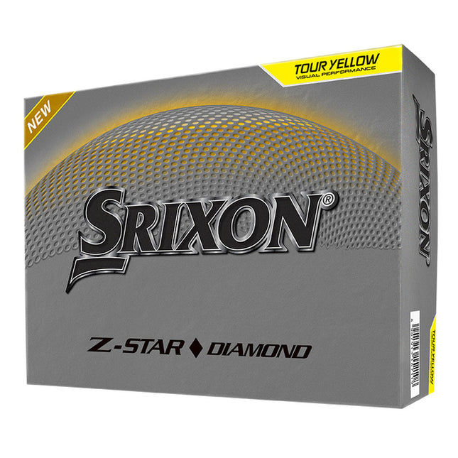 Srixon ZStar Diamond - Golfbälle bedrucken - Gelb
