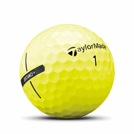 TaylorMade Distance+ - Golfbälle bedrucken - Gelb