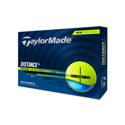 TaylorMade Distance+ - Golfbälle bedrucken - Gelb
