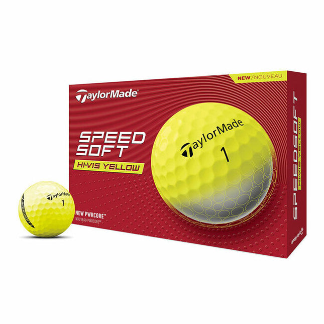 TaylorMade Speed Soft - Golfbälle bedrucken - Gelb