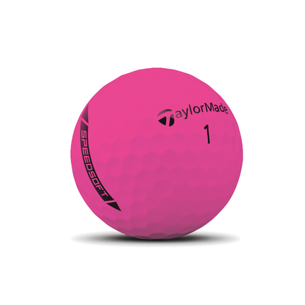 TaylorMade Speed Soft - Golfbälle bedrucken - Pink