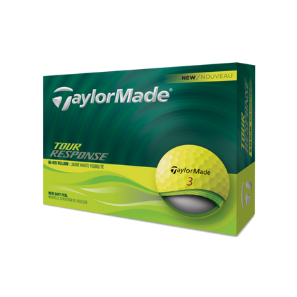 TaylorMade Tour Response - Golfbälle bedrucken - Gelb