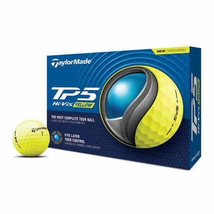 TaylorMade TP5 - Golfbälle bedrucken - Gelb