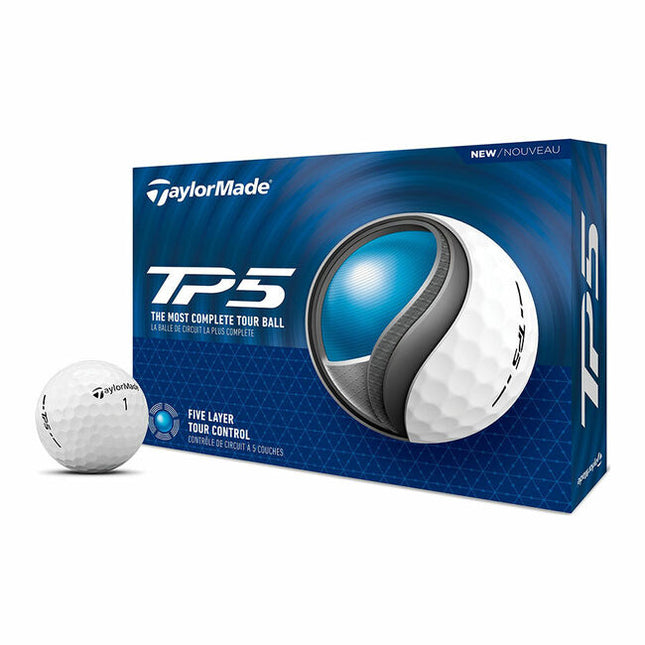 TaylorMade TP5 - Golfbälle bedrucken - Weiß