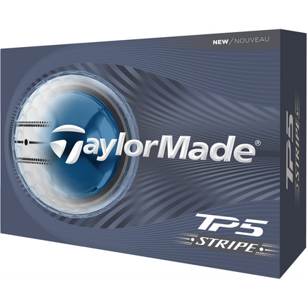 TaylorMade TP5 Stripe - unbedruckte Golfbälle