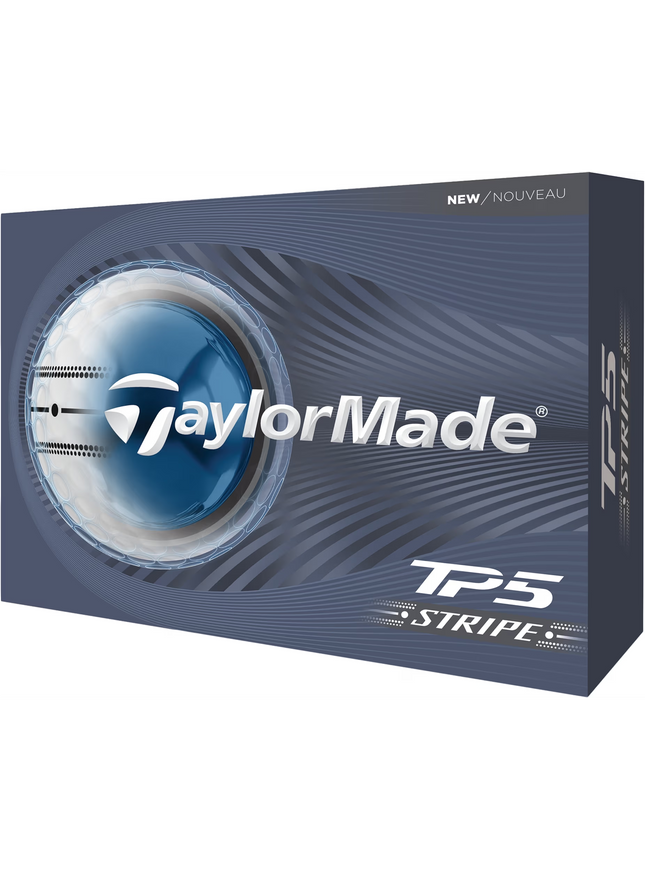TaylorMade TP5 Stripe - unbedruckte Golfbälle