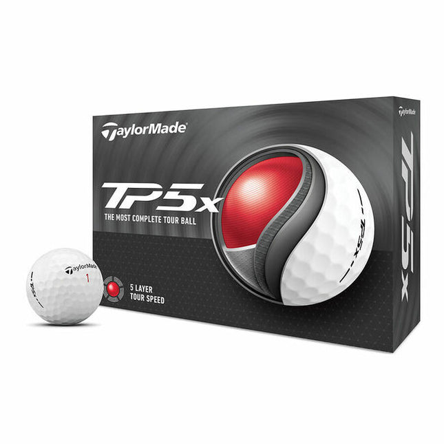 TaylorMade TP5X - Golfbälle bedrucken - Weiß