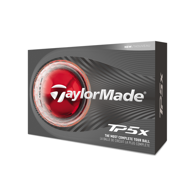 TaylorMade TP5X - unbedruckte Golfbälle - Weiß