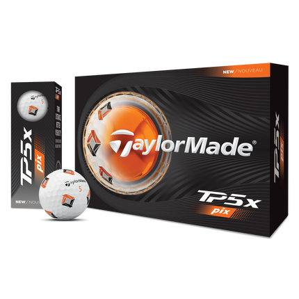 TaylorMade TP5x Pix - unbedruckte Golfbälle
